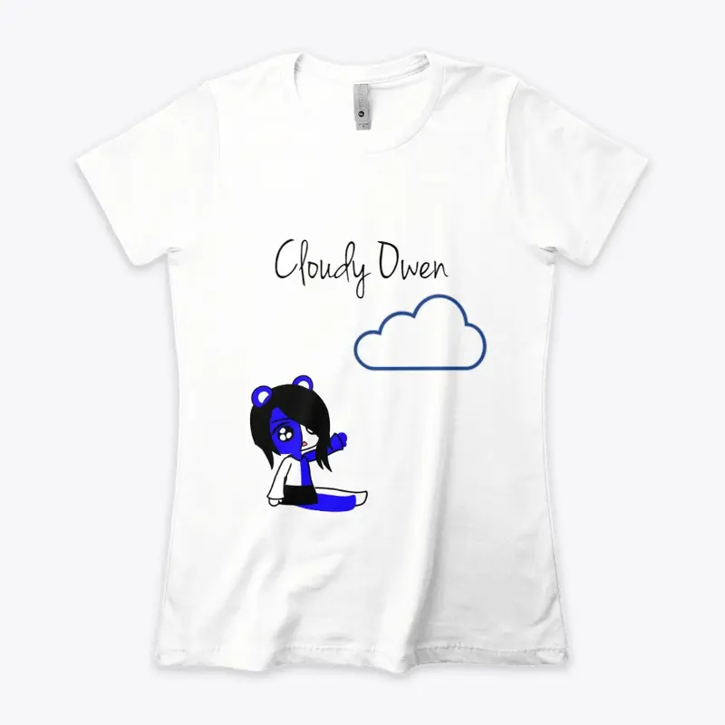 Cloudy Owen woman boyfriend tee