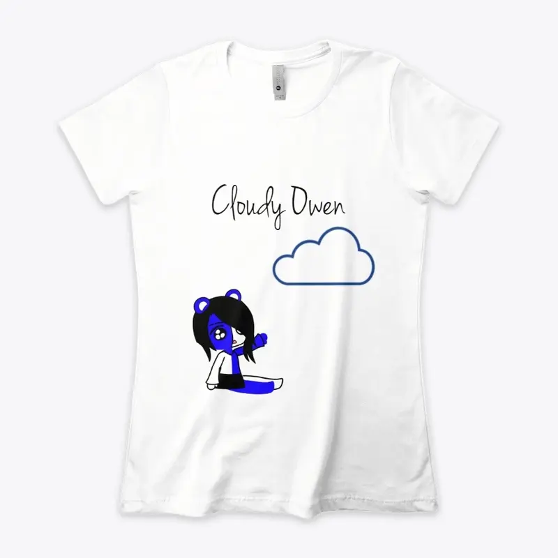 Cloudy Owen woman boyfriend tee